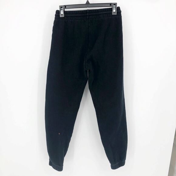 TNA Womens Cozy Fleece Perfect Sweatpants Small Black Drawstring Jogger - Picture 5 of 9
